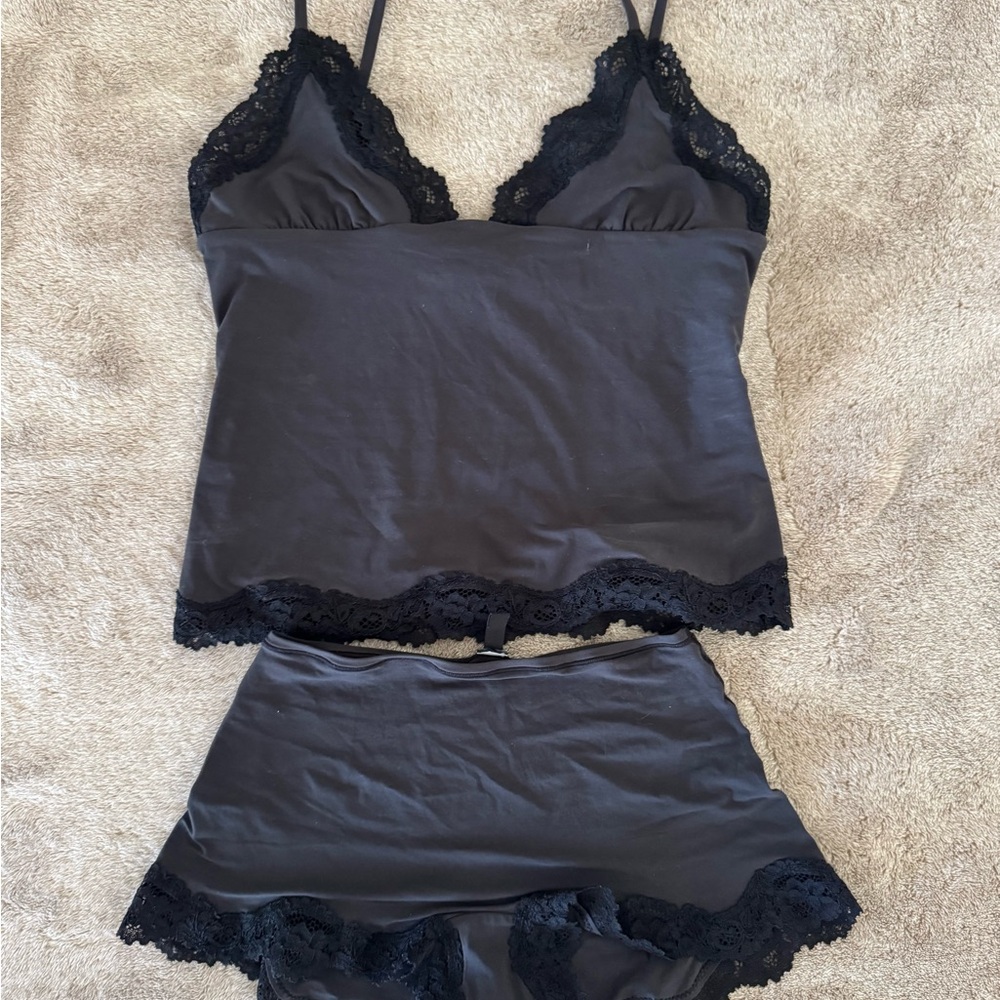 Skims Triangle Cami and Boy Short Set